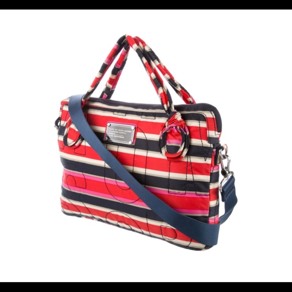 NEW Marc Jacobs nylon laptop computer bag-commuter case 13 inch - Picture 1 of 15